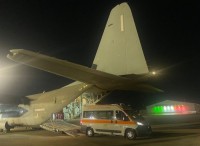 Uomo in pericolo di vita trasportato con volo d’emergenza